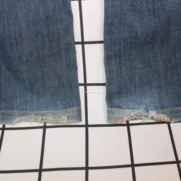 Vintage Serfontaine Bootcut Midrise Womens Jeans sz 28 Distressed - Picture 5 of 7